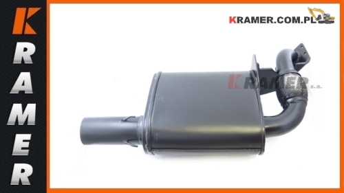 Tłumik JCB 3CX 4CX DieselMax bez turbo 128/H7629 silencer exhaust / silenciador / Schalldämpfer / duslintuvas / глушитель / dämpare