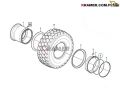 Oring felgi VOLVO L110E L150D A25 A35 A40 4789826 O-ring