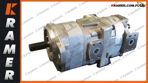705-52-21070 Pompa główna hydrauliczna stosowana w spycharkach KOMATSU D41P-6  D41E-6  D41P-6K Hydraulic gear Pump / Насос гидравлический / hydraulickézubové čerpadlo / /hydraulischetandwielpomp / Hydraulische Zahnradpumpe