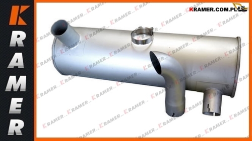 Tłumik JCB JS220 JS240 JS260 JS290 Muffler silencer / silencer exhaust / silenciador / Schalldämpfer / duslintuvas / глушитель / dämpare