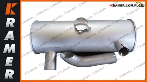 Tłumik stosowany w koparkach JCB JS260 JS290 JS300 Muffler silencer / silencer exhaust / silenciador / Schalldämpfer / duslintuvas / глушитель / dämpare