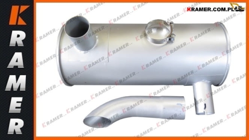 Tłumik JCB JS300 JS290 JS330 Muffler silencer / silencer exhaust / silenciador / Schalldämpfer / duslintuvas / глушитель / dämpare