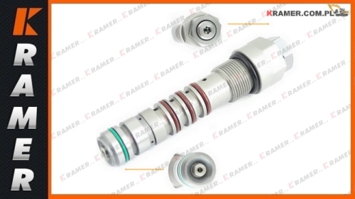Zawór KOMATSU PC200-7 PC210-7 PC220-7 7082L-06710 main relief valve / valvola di scarico principale / Fő szelep / Основной перепускной клапан