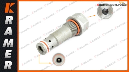 Zawór KOMATSU silnika jazdy PC120-6 PC130-6 PC128 TZ247B3000010 valve gp-relief / Клапан разгрузочный