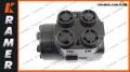 100-A15-Y31-P LS_Orbitrol, zawór skrętu z systemem LS (LOAD SENSING) Objętość geometryczna : 100cm3 /obr Orbitrol Valve / Valvola di sterzo / Орбитрол