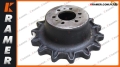 7165111 Koło napędowe minikoparka Bobcat T140 T180 T190; Sprocket/ Turas/ Kettenräder/ Antriebsräder/ звёзды/ Pignon/ Lánckerekek/ Rueda cabilla/ Ruota motrice/ Drivhjul/ Vetopyörät/ Dzenoša zvaigzne/ Žvaigždes/ Hnací kola/ veotähikud.