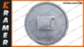 1487294 Kompletne koło napinające gąsienicę stosowane w maszynach O&K RH 9.5 Idler / Leiträder / Натяжное колесо / Ленивец / Láncfeszítő kerekek / Vodící (napínací) kola / Ruoteanteriori / Vodeci tockovi / Roue folle / ledarhjul / framhjul