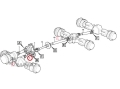 15013436  VOE15013436 Wał napędowy VOLVO A25D A25E A25F A25G A30C A30D A30E A30F A30G Front Driveshaft / Front axle drive prop shaft / Карданный вал задний