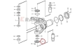 11060519 Pokrywa łożyska łamania / skrętu stosowana w wozidłach VOLVO A25D  A30D Kit kontent: bearing cover, sealing ring, grease nipple / Крышка подшипника