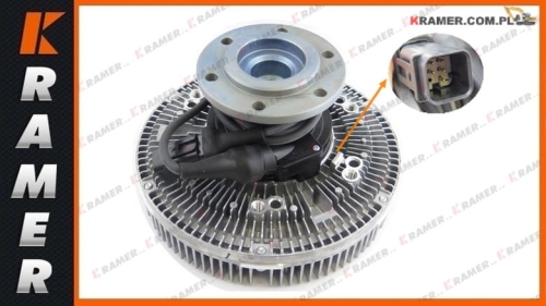 3240123 Sprzęgło wiskozy / wiskozyczne stosowane w koparkach CAT z silnikiem 3066  C6  C6.4  320D  321D 323D Drive as Fan / Fan Drive Fluid Clutch / Муфта жидкостная