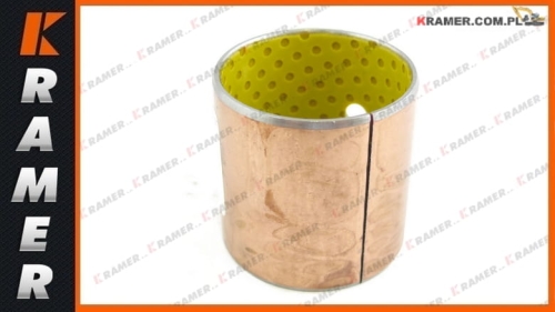 45X50X50 BRT Tuleja brązowa / łożysko ślizgowe  z wkładką teflonową stosowana w maszynach budowlanych Bronze Bushing / Бронзовая втулка / Bronzebuchse / Douille en bronze / Bronsbussning / Bronzové pouzdro / Bronzové puzdro