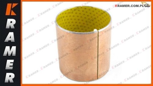 70x75x80 BRT Tuleja brązowa / łożysko ślizgowe z wkładem teflonowym stosowana w maszynach budowlanych Bronze Bushing / Бронзовая втулка / Bronzebuchse / Douille en bronze / Bronsbussning / Bronzové pouzdro / Bronzové puzdro