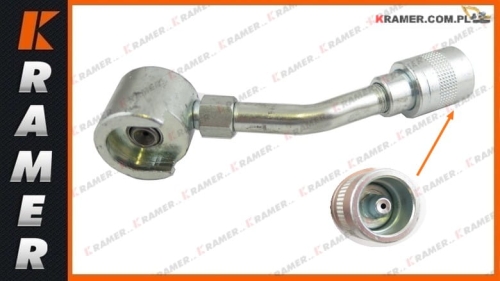 7900836 Końcówka do smarownicy przeznaczona do stosowania w maszynach LIEBHERR Nozzle tube / knob lubricator / наконечник масленка