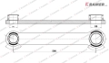 000011460 Łącznik boczny łyżki stosowany w koparkach CAT 320 Tipping Link / Кронштейн ковша