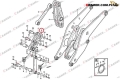 11177242 VOE11177242 Łącznik łyżki stosowany w ładowarkach VOLVO L220D  L220E  L220F  L220G  L220H Tipping link / Тяга поворотная