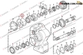 968241 Oring mostu stosowany w wozidłach VOLVO A35  A35C  A35D  A40  A40D  o-ring / кольцо уплотнительное / Оринг