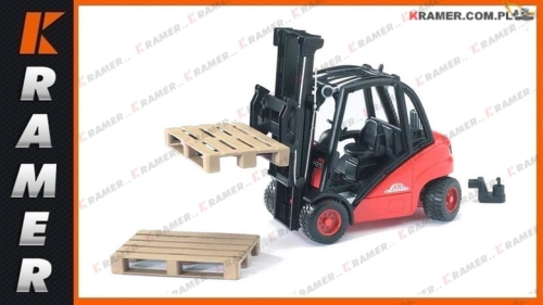 BRUDER Wózek widłowy LINDE H30D 1:16