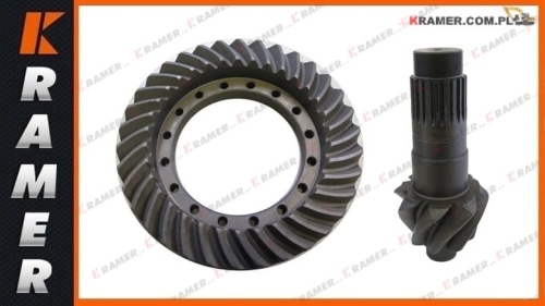 11103266 Wałek ataku z kołem talerzowym stosowany w ładowarkach VOLVO L150E  L150F  L150G  L180E  L180F  L180G Drive Gear Set / Wheel and Pinion / Главная коническая пара