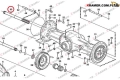 11102192 Półoś stosowana w ładowarkach VOLVO L150   L150C  L150D  L180  L180C  L180D  drive shaft / antriebswelle / вал ведущий