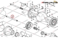 11102828 Półoś przednia stosowana w ładowarkach VOLVO L150E  L150F  L150G  L150H  L180E  L180F  L180G  L180H drive shaft / antriebswelle / вал ведущий