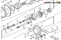 11034109 Koło zębate stosowane w mostach maszyn VOLVOA35  A35C  A35D  L120B  L150  L150C Gear ring holder / Держатель колеса зубчатого ременного привода / zahnringhalter / сателлит