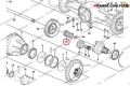 11103177 VOE11103177 Wałek zębaty stosowany mostach ładowarek VOLVO L150E  L150F  L150G  L150H Sun Gear / Вал / Центральная / Планетарная шестерня