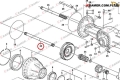 11102829 Półoś tylna stosowana w ładowarkach VOLVOL150E  L150F  L150G  L150H  L180E  L180F L180G  L180H driveshaft rear axle / Полуось задняя / antriebswelle