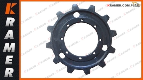 TEREX TC10 SPROCKET Koło napędowe (gwiazda) gąsienicy gumowej minikoparki TEREX TC10 Sprocket / Turas / Kettenräder / Antriebsräder / Звезда / Pignon/ Lánckerekek / Rueda cabilla / Ruota motrice / Drivhjul