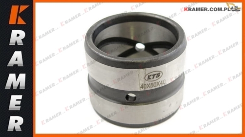 40x50x40 Uniwersalna utwardzona tuleja wysięgu ramienia łyżki pod sworzeń  Ø - 40 mm z kanałami smarującymi Tuleja / Bushing / втулка / bague / cojinete / púzdro / pouzdro / persely / bucșe / bussning / Buchse / foring