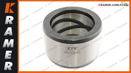 45X63X40-B3 Uniwersalna utwardzona tuleja wysięgu ramienia łyżki pod sworzeń  Ø - 45 mm z kanałami smarującymi Tuleja / Bushing / втулка / bague / cojinete / púzdro / pouzdro / persely / bucșe / bussning / Buchse / foring