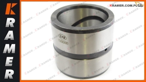 70X90X80 Uniwersalna utwardzona tuleja wysięgu ramienia łyżki pod sworzeń  Ø- 70 mm z kanałami smarującymi Tuleja / Bushing / втулка / bague / cojinete / púzdro / pouzdro / persely / bucșe / bussning / Buchse / foring