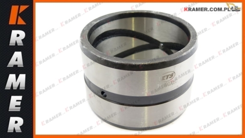 75X90X60 Uniwersalna utwardzona tuleja wysięgu ramienia łyżki pod sworzeń  Ø - 75 mm z kanałami smarującymi Tuleja / Bushing / втулка / bague / cojinete / púzdro / pouzdro / persely / bucșe / bussning / Buchse / foring