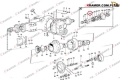 1069363 Wałek zębaty VOLVO mostu A20 A25 A25B A30 A30C Shaft / Stift / Выходной вал редуктора