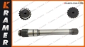 1069363 Wałek zębaty VOLVO mostu A20 A25 A25B A30 A30C Shaft / Stift / Выходной вал редуктора