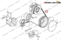 21080427 Pasek VOLVO A35F A35G A40G EC340D EC350E EC380D EC380E EC480D EC480E L150G L150H L180G L180H 220G L220H L250G L250H v-ribbed belt / multirippenriemen / Приводной  ремень
