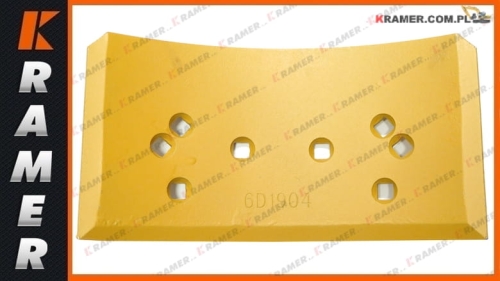 6D1904 Nóż równiarki narożnik 5/8" 8 otw. 475 mm CAT 120G Motor Grader / грейдер / Straßenhobel / Cutting Edge / нож / Messer