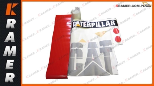 Komplet naklejek na koparkę gąsienicową CAT 320D.W skład wchodzą naklejki na ramię, maszt oraz kabinę excavator stickers / aufkleber / наклейки