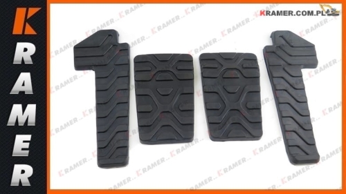 Zestaw nakładek na pedały stosowany w koparkach CAT 320B  320C  320D  321B  321C 322C  323C  325B  325C  325D  329B Pedal pads / Pedalauflagen / накладки на педали