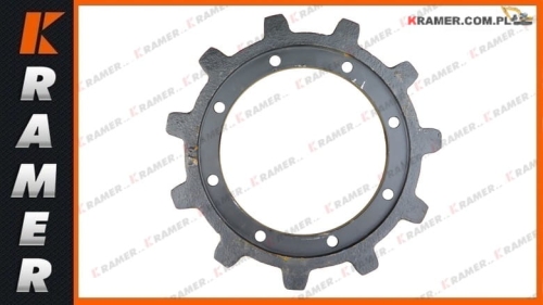 04173600 Koło napędowe gąsienicy gumowej pasujące do minikoparki HINOVA HS850B PT8G Sprocket / Turas / Kettenräder / Antriebsräder / Звезда / Pignon / Lánckerekek / Rueda cabilla / Ruota motrice / Drivhjul