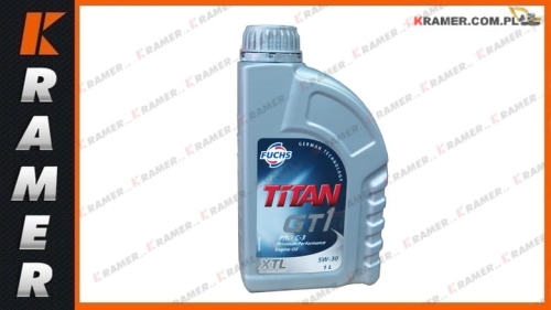 601224249 Olej silnikowy FUCHS TITAN GT1 PRO C-3 5W-30 1L Масло / oil / Öl / Olej