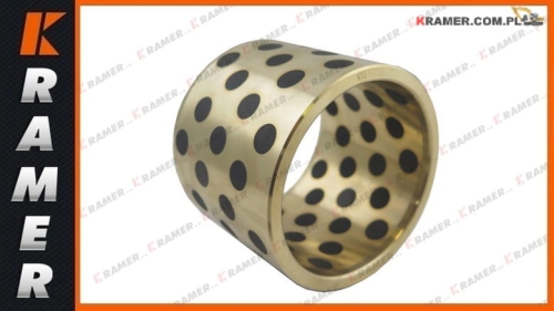 85X100X80 BRG Tuleja brązowa / łożysko ślizgowe z grafitem stosowana w maszynach budowlanych Bronze Bushing / Бронзовая втулка / Bronzebuchse / Douille en bronze / Bronsbussning / Bronzové pouzdro / Bronzové puzdro