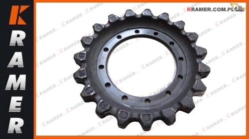 D23401200 Koło napędowe (gwiazda) gąsienicy gumowej minikoparki IHI IMER 40 VX-3 Sprocket /Turas / Kettenräder / Antriebsräder / Звезда / Pignon / Lánckerekek /Rueda cabilla / Ruota motrice / Žvaigždes / Hnací kola /veotähikud
