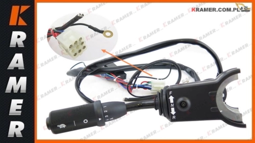 11039407 Przełącznik jazdy stosowany w ładowarkach VOLVO L30  L50  L70  L90  L120 L160 Control GP transmission / Переключатель подрулевой / Controllever / Selector switch/ wahlschalter / kormányoszlop kapcsoló / Comutator coloana directie