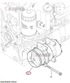 Sprężarka klimatyzacji JCB 3CX 4CX JCB DieselMax 320/08562 JCB koparko-ładowarki 3CX 4CX, ładowarki teleskopowe JCB 526, 526S, 526-56, 528S, 528-70, 531-70, 535-125, 535-95, 535-125. 