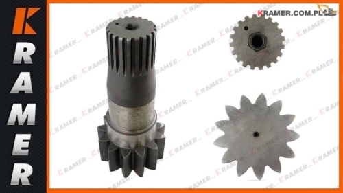 7Y1775.GZ Wałek reduktora obrotu stosowany w koparkach gąsienicowych CAT 320B Shaft Pinion / swing gearbox shaft / Вал приводной редуктора поворота / Schwenkgetriebe-Welle