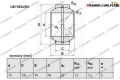 GE70ES2RS GE70ES-2RS Tuleja wahliwa łożysko wahliwe łożysko kulowe CAT VOLVO KOMATSU JCB DOOSAN HYUNDAI HITACHI CASE NEW HOLLAND self-aligning bearing / ball bearing / samonastavovacie ložisko / samoporavnavajući ležaj /kuglični ležaj / шарикопідшипник