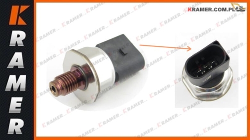 28509144 Czujnik ciśnienia na listwie Common Rail stosowany w JCB z silnikiem DieslMax Press monitor / Pressure sensor / Sensore di pressione / Snímač tlaku/ Tryk sensor / Slėgio daviklis / / Датчик давления / Nyomásérzékelő / Senzor depresiune