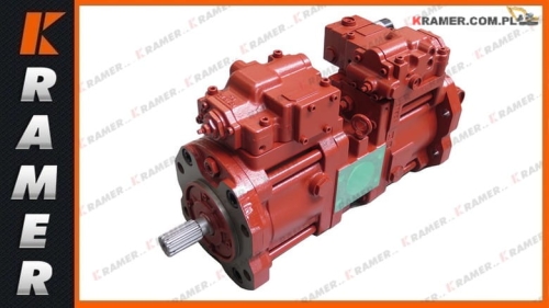 Pompa hydrauliczna typu KAWASAKI  K3V63DT stosowana w HYUNDAI R130  R140 Hydraulic gear Pump / асосгидравлический / Гідраўлічны помпаз зубчастай перадачай / hydraulische tandwielpomp / hidrauliskais pārnesumu sūknis / hydraulische Zahnradpumpe
