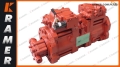 Pompa hydrauliczna typu KAWASAKI  K3V63DT stosowana w HYUNDAI R130  R140 Hydraulic gear Pump / асосгидравлический / Гідраўлічны помпаз зубчастай перадачай / hydraulische tandwielpomp / hidrauliskais pārnesumu sūknis / hydraulische Zahnradpumpe