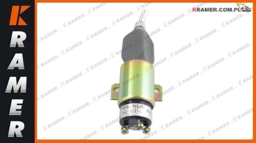 600-815-9260 Cewka gaszenia stosowana w ładowarkach KOMATSUWA250-5  WA320-5 Diesel shutoffsolenoid / Flameout shutdown shut off solenoid switch / Клапан электромагнитныйотсекатель / Соленоид ТНВД / Szolenoid
